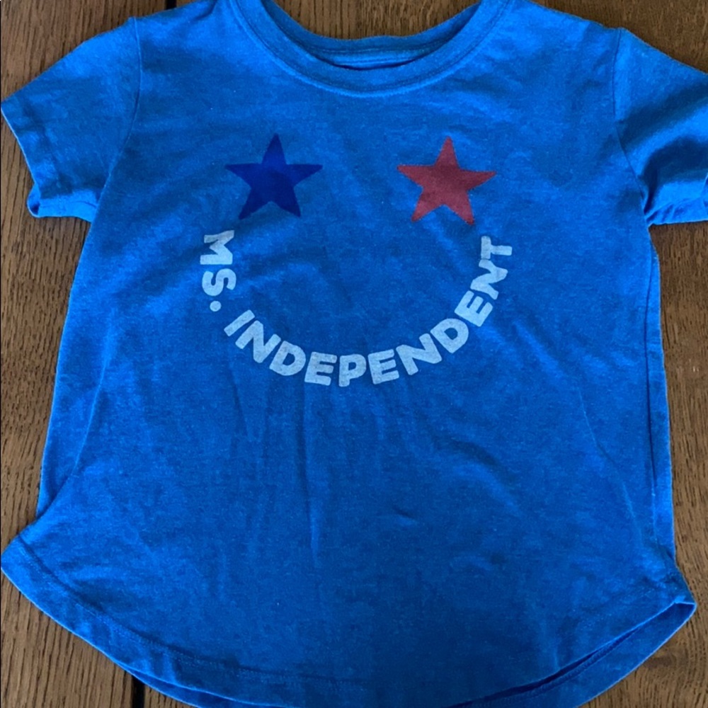 Ms. Independent shirt sz 6-7